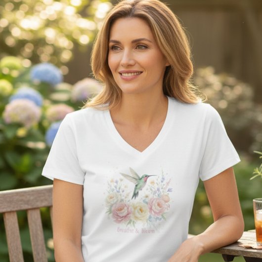 Hummingbird Floral – Mother's Day Gift for her Tシャツ
