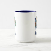 Hummingbird Floral Personalized Coffee Mug マグカップ (中央)