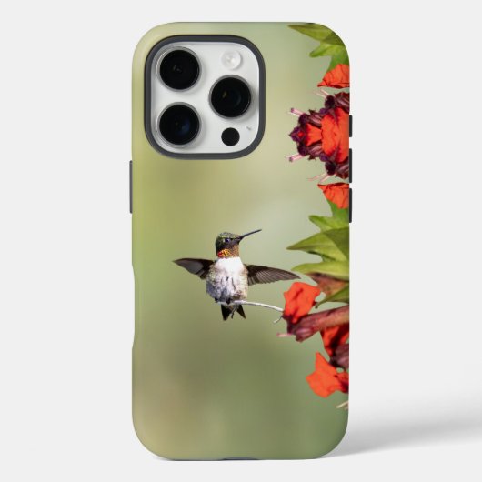Hummingbird | Floral Phone Case Mother's Day Case-Mate iPhoneケース (裏面)
