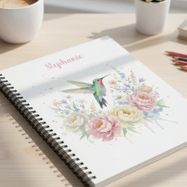 Hummingbird Floral Planner – Pastel Garden Gift プランナー手帳