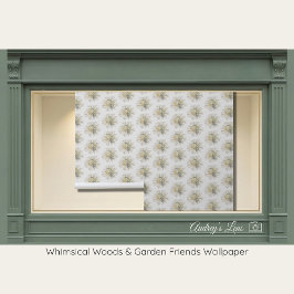 Hummingbird | Floral White Background 壁紙