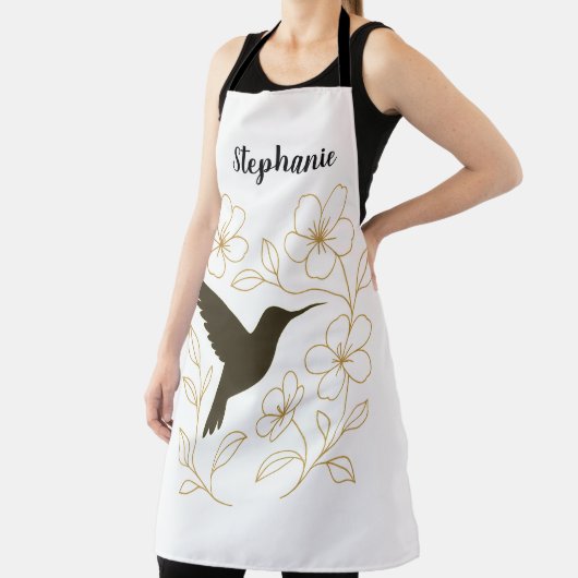 Hummingbird Flower Garden Apron エプロン (インサイチュ)