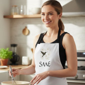 Hummingbird Flower Garden Apron エプロン