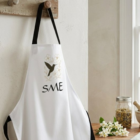 Hummingbird Flower Garden Apron エプロン