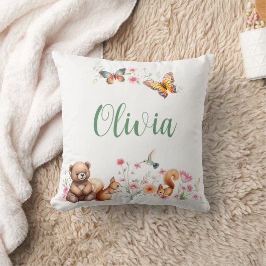 Hummingbird & friends クッション (ブランケット)