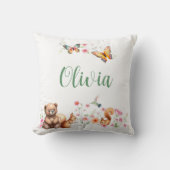 Hummingbird & friends クッション (正面)