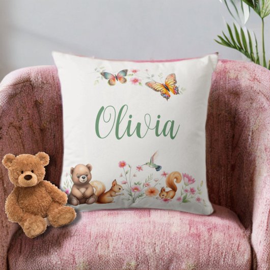 Hummingbird & friends クッション