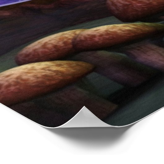 Hummingbird Guardian Fairy Fantasy Art ポスター (角)