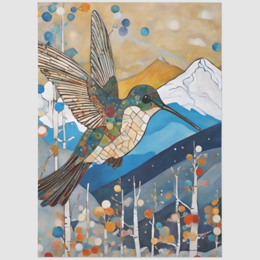 Hummingbird Happy Decoupage 薄葉紙 (正面)