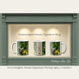 Hummingbird Haven Nature Mug Gift コーヒーマグカップ