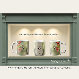 Hummingbird Haven Nature Mug Gift コーヒーマグカップ