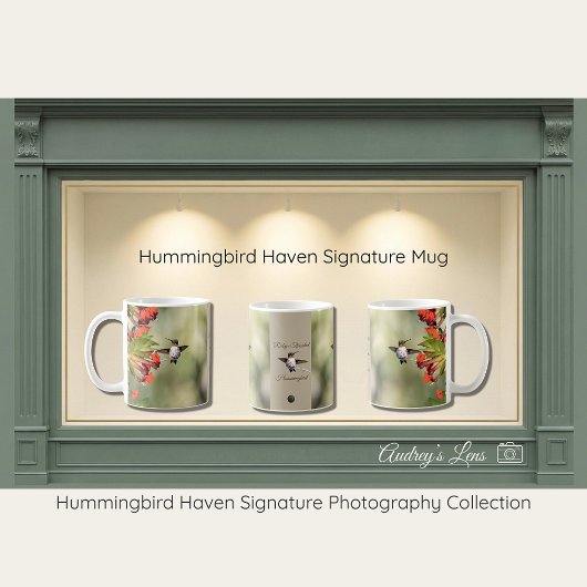 Hummingbird Haven Nature Mug Gift コーヒーマグカップ