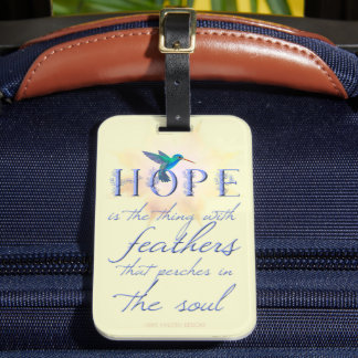 Hummingbird Hope – 荷札 ラゲッジタグ