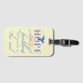 Hummingbird Hope – 荷札 ラゲッジタグ (正面横)