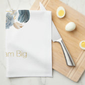 Hummingbird Hydrangea Flowers キッチンタオル (四つ折り)