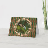 Hummingbird in Flight Art Note Card カード (正面)