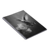 Hummingbird in Flight Blossom Notebook ノートブック (右側)