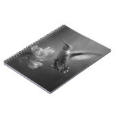 Hummingbird in Flight Blossom Notebook ノートブック (左側)