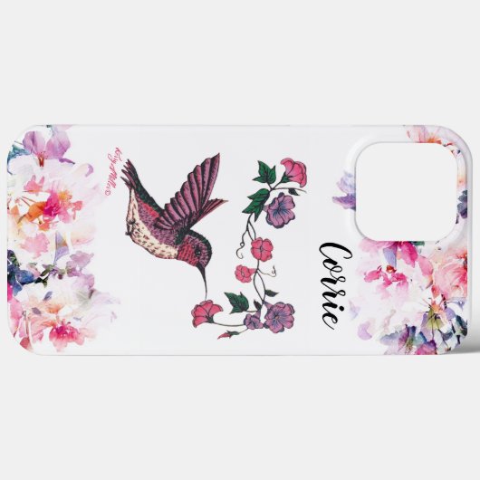 Hummingbird iPhoneケース Case-Mate iPhoneケース (裏面 (横))