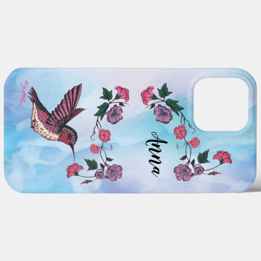 Hummingbird iPhoneケース Case-Mate iPhoneケース (裏面 (横))