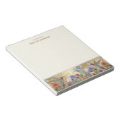 Hummingbird Klimt Style Personalized Custom Name ノートパッド (アングル)