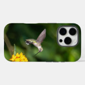Hummingbird | Lantana Art Phone Case Mother's Day Case-Mate iPhoneケース (裏面 (横))