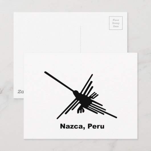 Hummingbird Nazca, Peru ポストカード (正面/裏面)