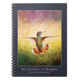 Hummingbird Notebook | Nature Art Journal ノートブック