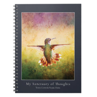 Hummingbird Notebook | Nature Art Journal ノートブック