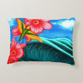 Hummingbird Ocean  アクセントクッション (裏面)