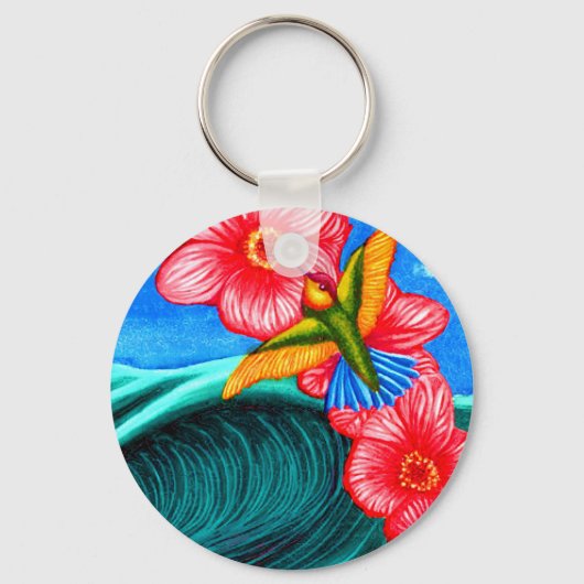 Hummingbird Ocean キーホルダー (正面)