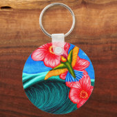 Hummingbird Ocean キーホルダー (正面)