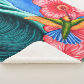 Hummingbird Ocean シェルパブランケット (3/4)