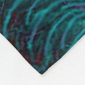 Hummingbird Ocean フリースブランケット (角)