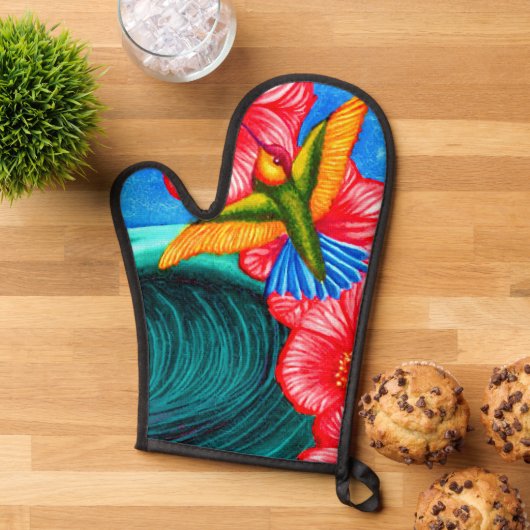 Hummingbird Ocean 鍋つかみ (トップダウン)