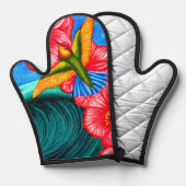 Hummingbird Ocean 鍋つかみ (正面/裏面)