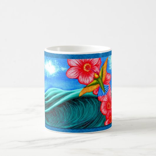 Hummingbird Ocean Mug コーヒーマグカップ (中央)
