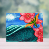 Hummingbird OceanPrint、ポスター紙（マット） アクリルサイン (ニュートラル)