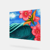 Hummingbird OceanPrint、ポスター紙（マット） アクリルサイン (傾斜)