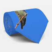 Hummingbird Photo Pattern Bright Blue Sky Bird ネクタイ (ロール)