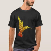 Hummingbird polygonal symbol tシャツ (正面)