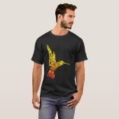 Hummingbird polygonal symbol tシャツ (正面フル)