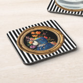 Hummingbird Portrait Wall Art Print コースター (左側)