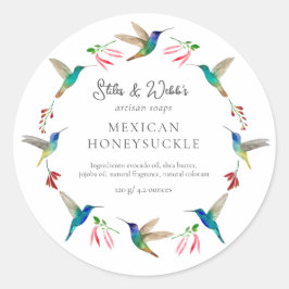 Hummingbird Product Label ラウンドシール