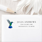 Hummingbird Return Address Label ラベル (インサイチュ)