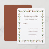 Hummingbird RSVP (正面/裏面)