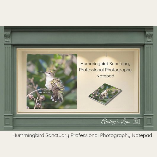 Hummingbird Sanctuary Professional Photography  ノートパッド