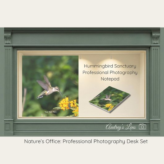 Hummingbird Sanctuary Professional Photography ノートパッド