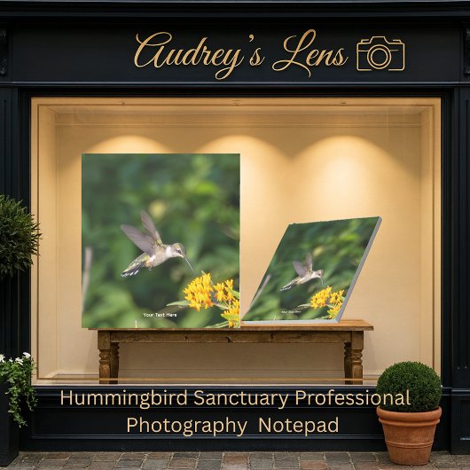 Hummingbird Sanctuary Professional Photography  ノートパッド