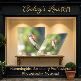 Hummingbird Sanctuary Professional Photography  ノートパッド